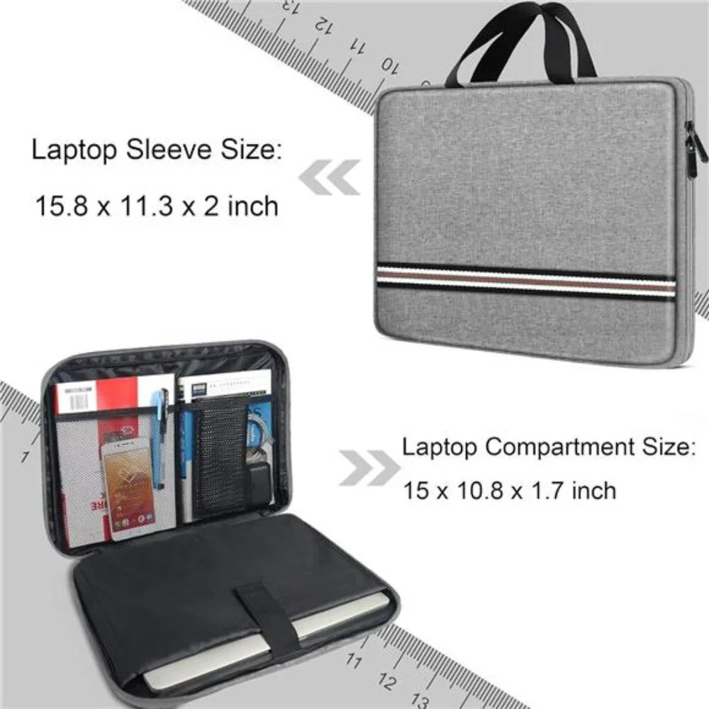 Laptop Case 15.6 inch, Water Resistant Briefcase Laptop Sleeve Protective Cover